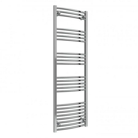 Reina Capo 1600 x 500mm Chrome Curved Heated Towel Rail