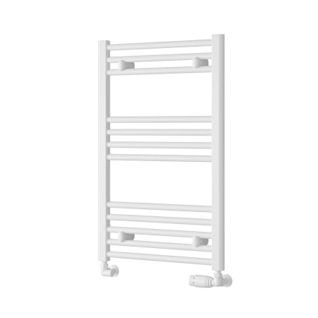 Reina Capo 800 x 600mm White Flat Heated Towel Rail