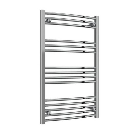 Reina Capo Curved 1000 x 600mm Electric Chrome Heated Towel Rail