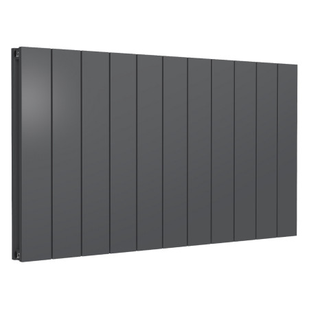 Reina Casina 600 x 1040mm Double Horizontal Anthracite Aluminium Radiator