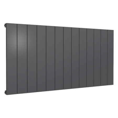 Reina Casina 600 x 1230mm Horizontal Anthracite Aluminium Radiator