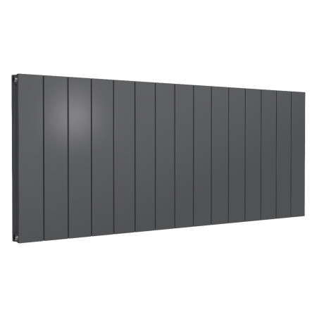 Reina Casina 600 x 1420mm Double Horizontal Anthracite Aluminium Radiator