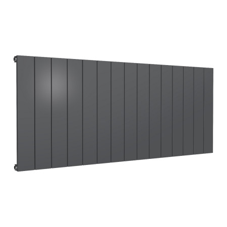 Reina Casina 600 x 1420mm Horizontal Anthracite Aluminium Radiator