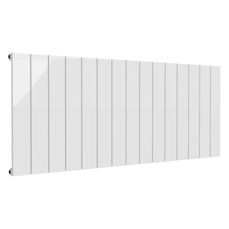 Reina Casina 600 x 1420mm Horizontal White Aluminium Radiator