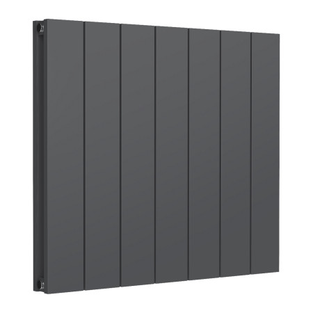 Reina Casina 600 x 660mm Double Horizontal Anthracite Aluminium Radiator