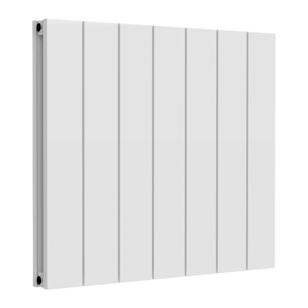 Reina Casina 600 x 660mm Double Horizontal White Aluminium Radiator