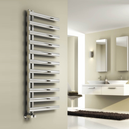 Reina Cavo Polished Stainless Steel Towel Rail 530 x 500 RNSCVO053050SB