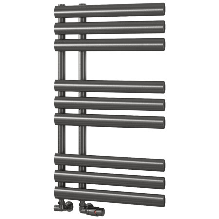 Reina Chisa 820 x 500mm Gunmetal Designer Heated Towel Rail