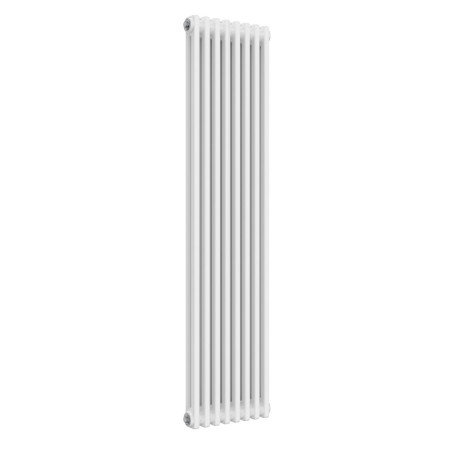 Reina Colona 2 Column 1500 x 380mm White Vertical Designer Radiator