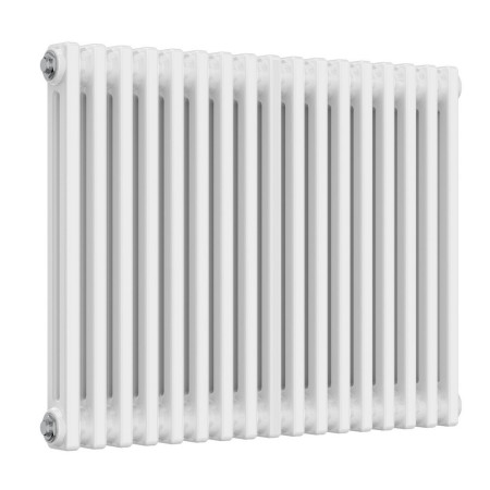 Reina Colona 2 Column 600 x 785mm White Horizontal Designer Radiator