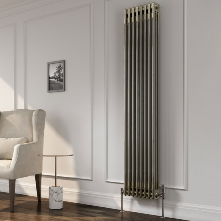 Reina Colona 3 Column Lacquer 1800 x 290mm Vertical Radiator