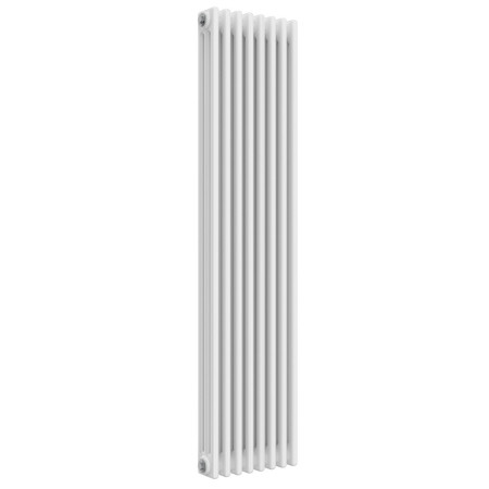 Reina Colona 3 Column 1500 x 380mm White Vertical Designer Radiator