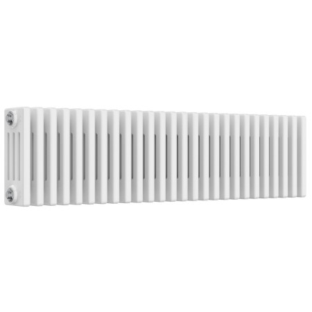 Reina Colona 4 Column 300 x 1190mm White Horizontal Designer Radiator