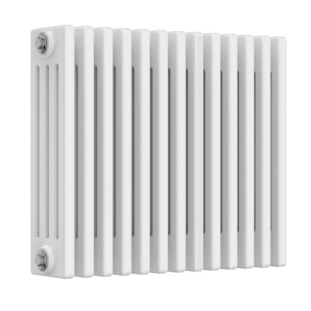 Reina Colona 4 Column 500 x 605mm White Horizontal Designer Radiator
