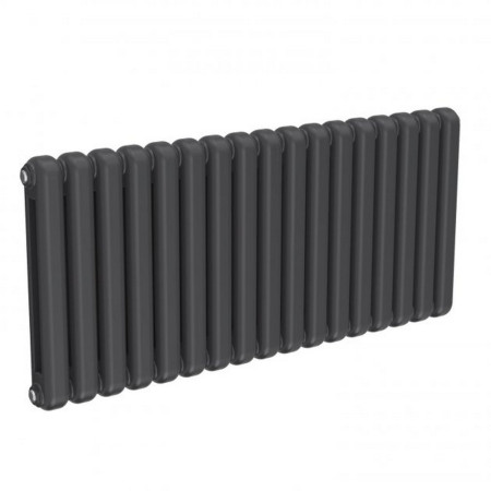 Reina Coneva 550 x 1210mm Anthracite Horizontal Designer Radiator