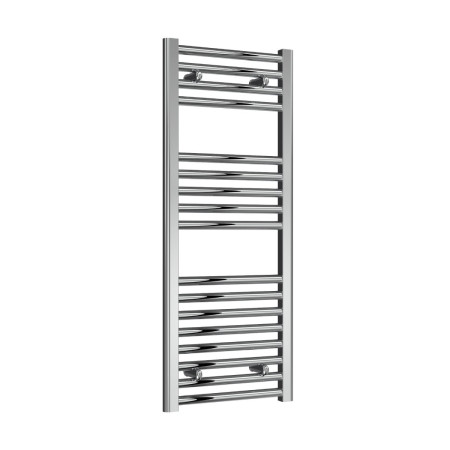 Reina Diva 1000 x 400mm Flat Chrome Heated Towel Rail