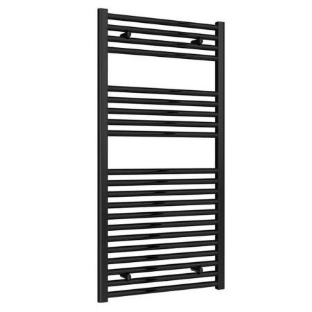 Reina Diva 1200 x 600mm Electric Flat Towel Rail in Black