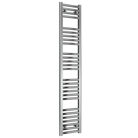 Reina Diva 1600 x 300mm Flat Chrome Heated Towel Rail