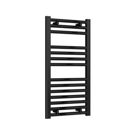 Reina Diva 800 x 400mm Electric Flat Towel Rail in Black