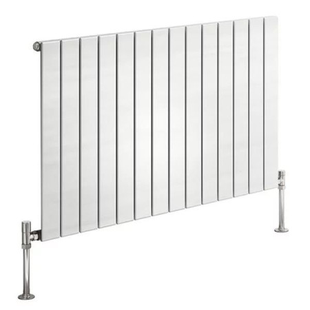 Reina Flat Single 600 x 1254mm White Horizontal Designer Radiator