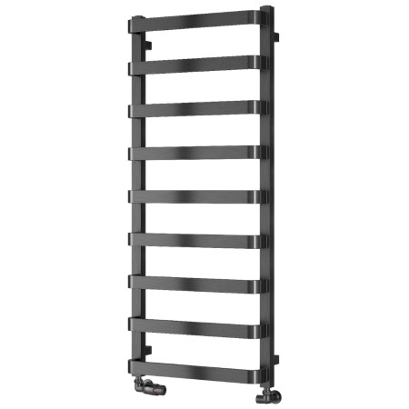 Reina Flora 1200 x 500mm Gunmetal Designer Heated Towel Rail