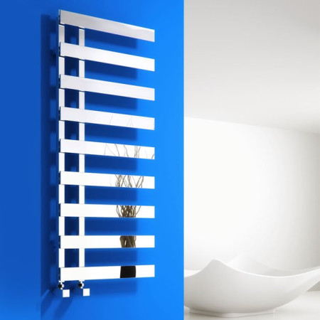 Reina Florina Mild Steel Bathroom Radiator in Chrome 800 x 500 RNDFRN080050SC