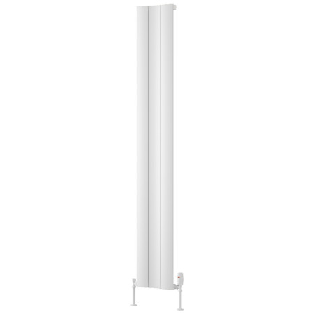 Reina Gio 1800 x 280mm Single Vertical White Aluminium Radiator