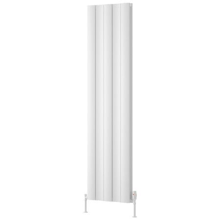 Reina Gio 1800 x 470mm Double Vertical White Aluminium Radiator