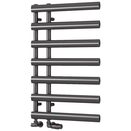 Reina Grace 780 x 500mm Gunmetal Vertical Designer Towel Radiator