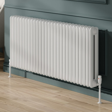 RND-HDM6126W Reina Hedingham Horizontal 600 x 1265mm White Column Radiator Lifestyle