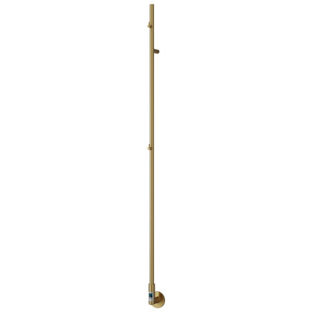 Reina Ines 1500 x 22mm Brushed Brass Electric Heated Towel Rail