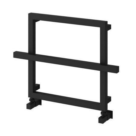 RND-LG2K Reina Lago 2 450 x 600mm Black Designer Towel Radiator (2)