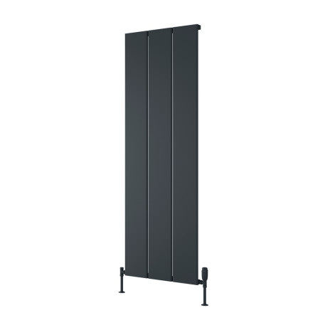 Reina Larga Aluminium 1800 x 608mm Vertical Radiator in Anthracite