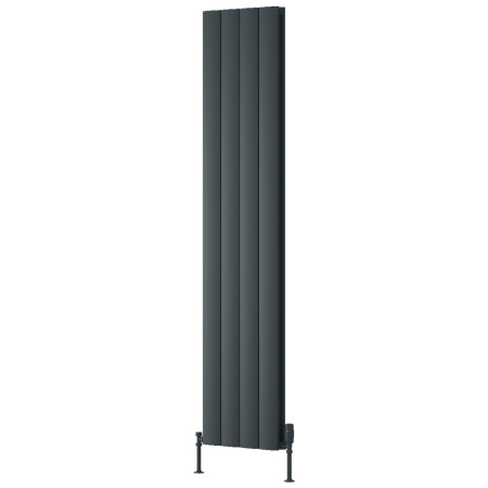 Reina Loco 1800 x 375mm Vertical Anthracite Double Aluminium Radiator