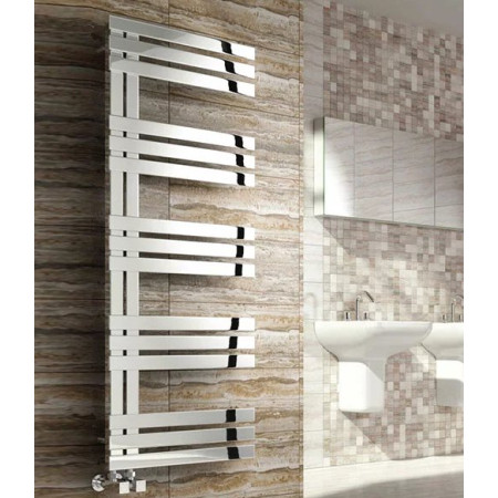 Reina Lovere 960 x 500mm Polished Stainless Steel Towel Radiator