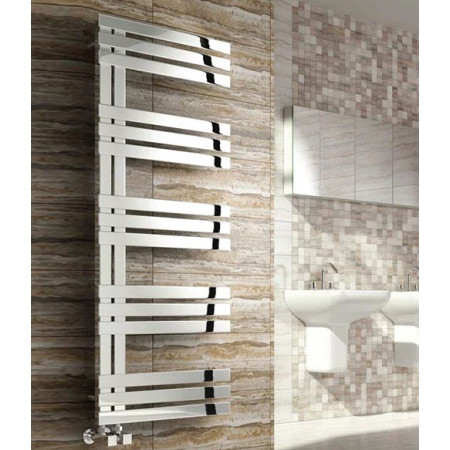 Reina Lovere 1230 x 500mm Polished Stainless Steel Towel Radiator