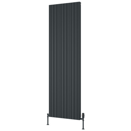 Reina Melvin 1800 x 540mm Anthracite Aluminium Vertical Radiator
