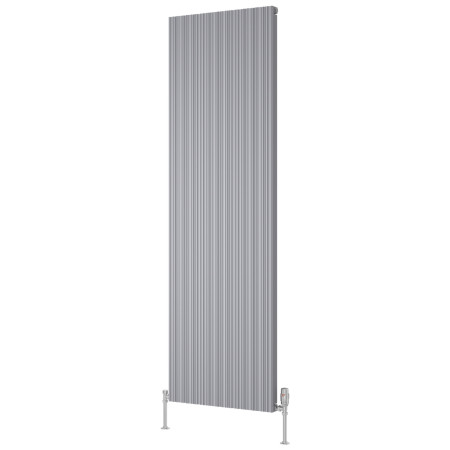 A-MVN18054S Reina Melvin 1800 x 540mm Silver Aluminium Vertical Radiator