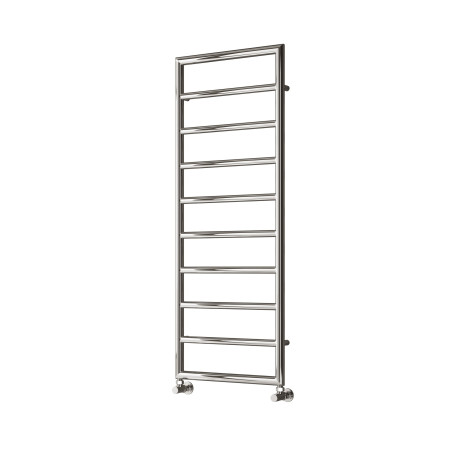 Reina Nardo Mild Steel Bathroom Radiator in Chrome 813 x 450
