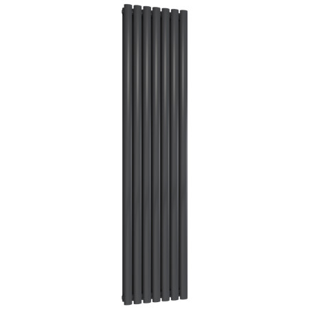 Reina Neva Double 1800 x 413mm Anthracite Vertical Designer Radiator