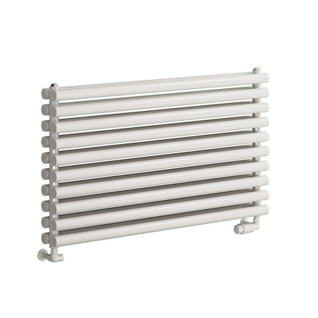 Reina Nevah Double 590 x 800mm White Horizontal Designer Radiator