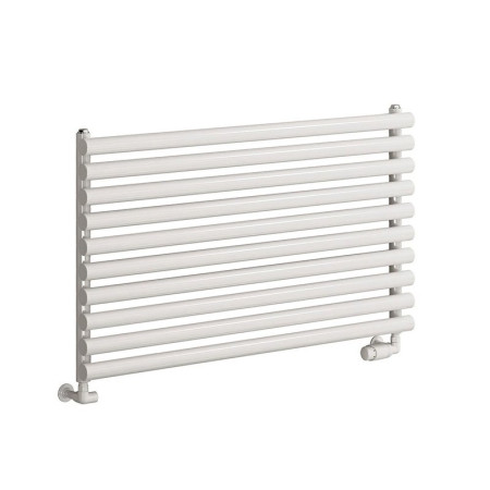 Reina Nevah Single 295 x 1000mm White Horizontal Designer Radiator