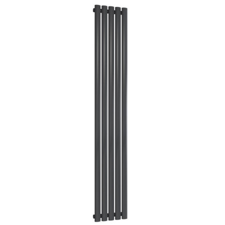 Reina Neval 1800 x 286mm Single Vertical Anthracite Aluminium Radiator