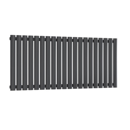 Reina Neval 600 x 1171mm Single Horizontal Anthracite Aluminium Radiator