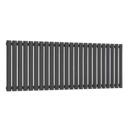 Reina Neval 600 x 1407mm Single Horizontal Anthracite Aluminium Radiator