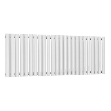 Reina Neval 600 x 1407mm Single Horizontal White Aluminium Radiator
