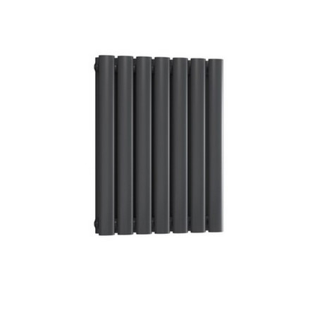Reina Neval 600 x 404mm Double Horizontal Anthracite Aluminium Radiator