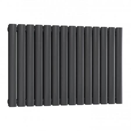 Reina Neval 600 x 817mm Single Horizontal Anthracite Aluminium Radiator