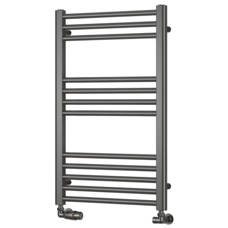 Reina Ottone 800 x 600mm Heated Towel Rail in Gun Metal