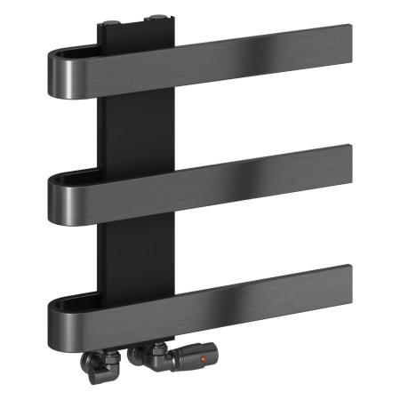 Reina Panaro 500 x 500mm Gunmetal Heated Towel Rail